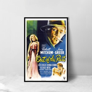 Out of the Past Movie Poster - High Quality Canvas Art Print - Room Decoration - Art Poster For Gift