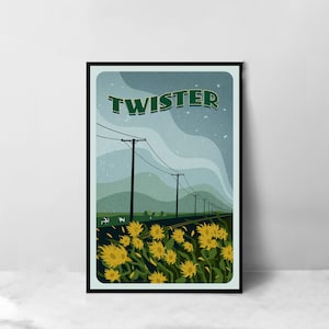 Twister Movie Poster - High Quality Canvas Art Print - Room Decoration - Art Poster For Gift