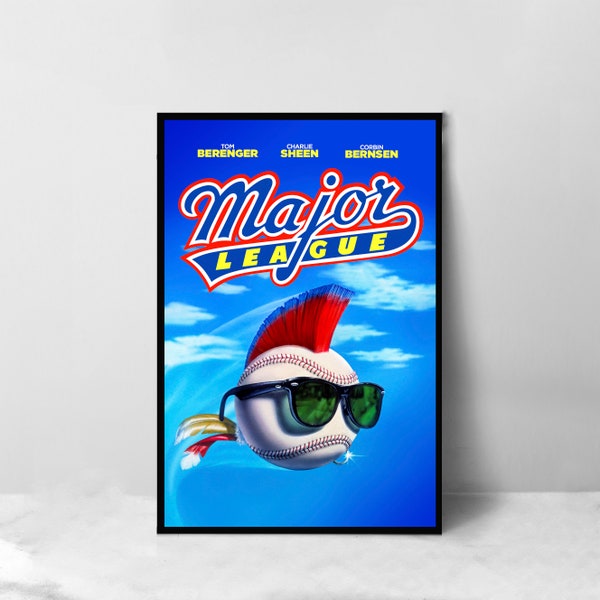 Major League Movie Poster - High Quality Canvas Art Print - Room Decoration - Art Poster For Gift