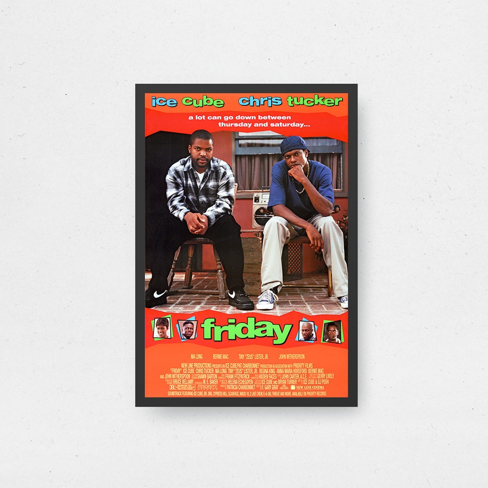Friday Movie Poster - High Quality Canvas Art Print - Room Decoration ...