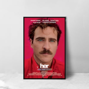 Her Movie Poster - High Quality Canvas Art Print - Room Decoration - Art Poster For Gift
