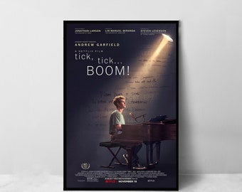 Tick, Tick... BOOM! Movie Poster - High Quality Canvas Art Print - Room Decoration - Art Poster For Gift