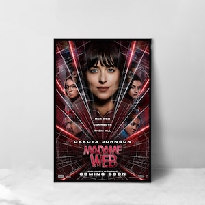 Madame Web Movie Poster - High Quality Canvas Art Print - Room Decoration - Art Poster For Gift