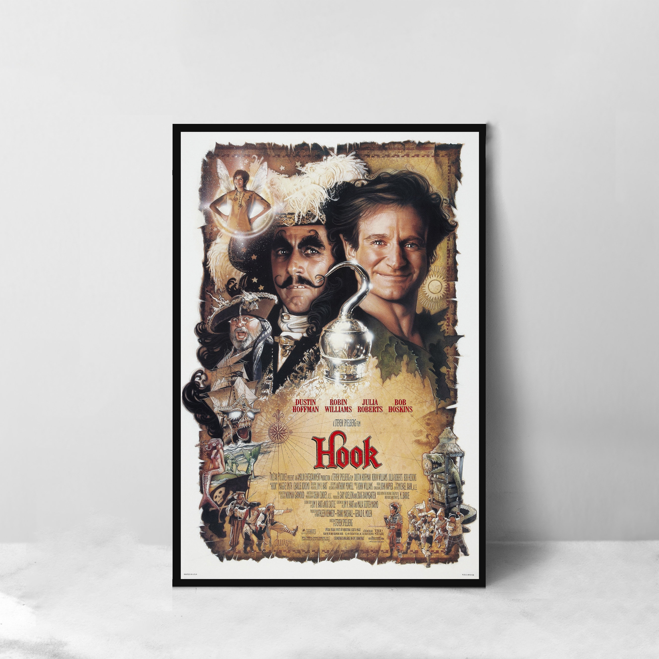 フック　HOOK USオリジナル映画ポスター Hook Movie Poster | eBay