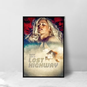 Lost Highway Movie Poster - High Quality Canvas Art Print - Room Decoration - Art Poster For Gift