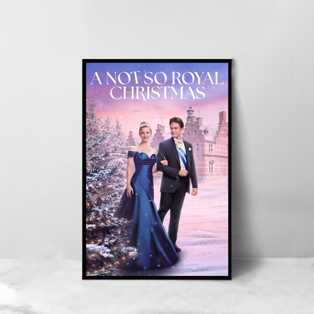 A Not so Royal Christmas Movie Poster High Quality Canvas Art Print