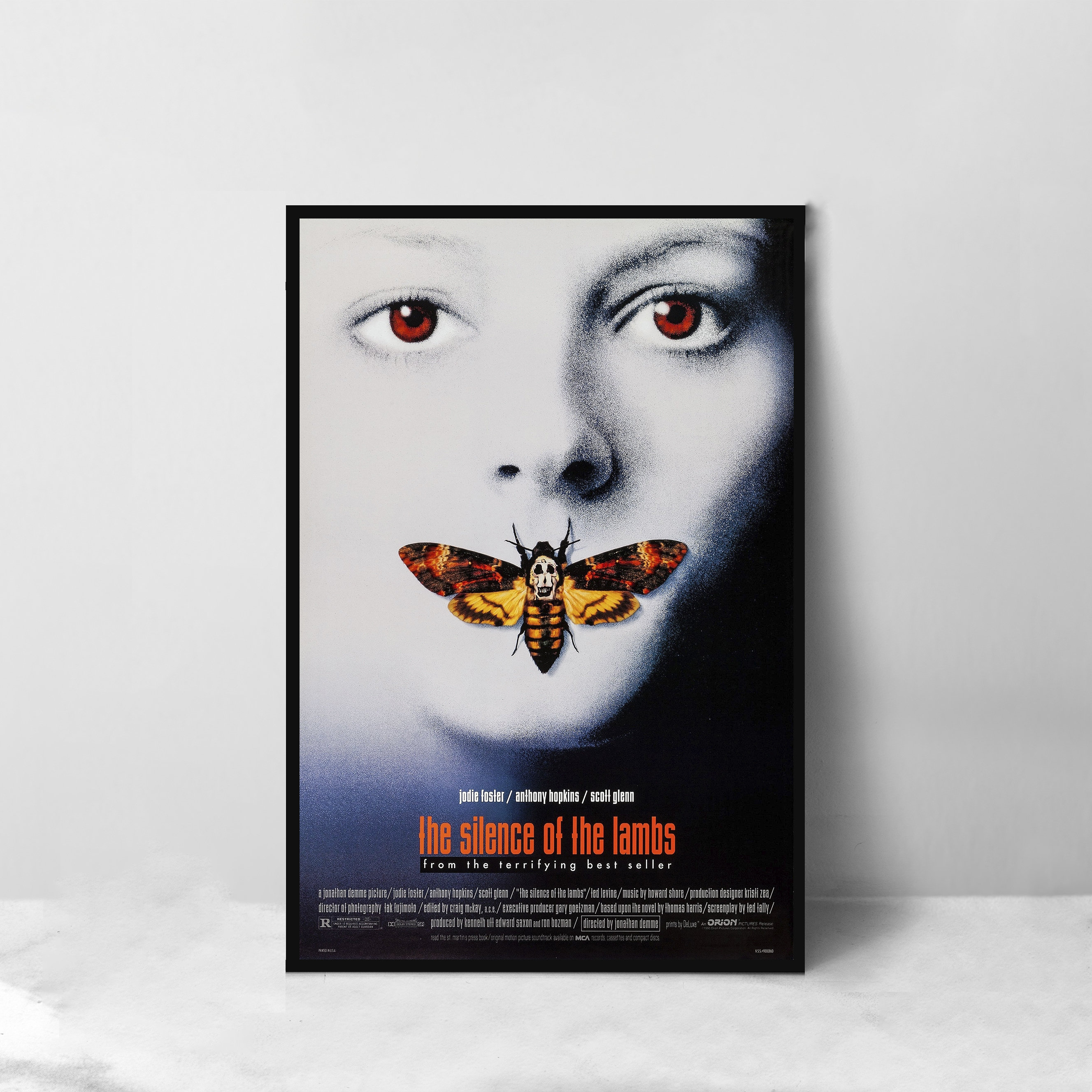 【希少】羊たちの沈黙 映画ポスター 劇場 オリジナル インテリア 当時物 羊たちの沈黙 (High Quality Print)【新品 ポスター】 - RECORD POLIS