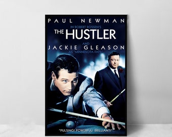 The Hustler Movie Poster - High Quality Canvas Art Print - Room Decoration - Art Poster For Gift