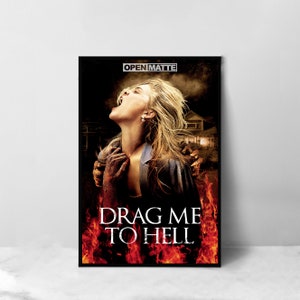 Poster del film "Drag Me To Hell" - Stampa artistica su tela di alta qualità - Decorazione per la stanza - Poster artistico come regalo