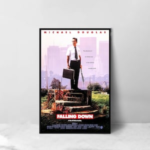 Falling Down Movie Poster - High Quality Canvas Art Print - Room Decoration - Art Poster For Gift