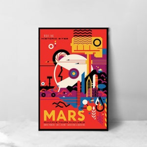 Vintage Nasa Poster - High Quality Canvas Art Print - Room Decoration - Art Poster For Gift