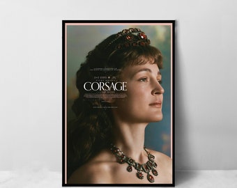 Corsage Movie Poster - High Quality Canvas Art Print - Room Decoration - Art Poster For Gift