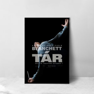 Tar Film Poster - Hochwertiger Leinwand Kunstdruck - Raumdekoration - Kunst Poster Für Geschenk
