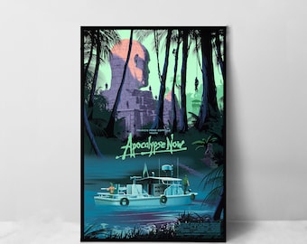 Póster de la película Apocalypse Now - Impresión de arte en lienzo de alta calidad - Decoración de la habitación - Póster artístico para regalo