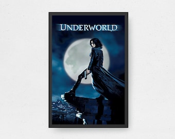 Underworld Movie Poster - High Quality Canvas Art Print - Room