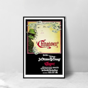 Chinatown Movie Poster - Stampa artistica su tela di alta qualità - Decorazione della stanza - Poster artistico come regalo