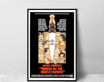 オリエント急行殺人事件 1974年 映画ポスタープリント - Etsy 日本