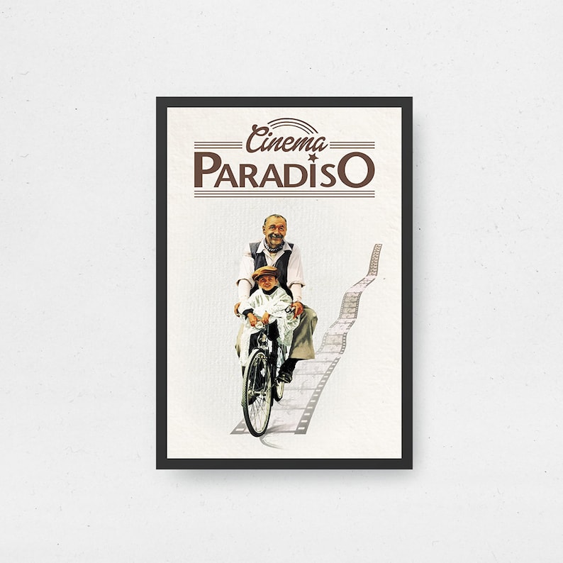 Póster de la película Cinema Paradiso Impresión de arte en lienzo de alta calidad Decoración de la habitación Póster artístico para regalo imagen 2