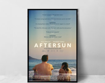 Aftersun Movie Poster - High Quality Canvas Art Print - Room Decoration - Art Poster For Gift