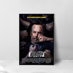Nobody Movie Poster - High Quality Canvas Art Print - Room Decoration - Art Poster For Gift