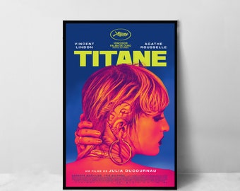Titane Movie Poster - High Quality Canvas Art Print - Room Decoration - Art Poster For Gift
