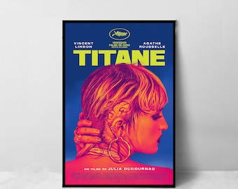 Titane Movie Poster - High Quality Canvas Art Print - Room Decoration - Art Poster For Gift