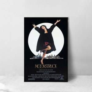 Moonstruck Film Poster - Hochwertige Leinwand Kunstdruck - Raum Dekoration - Kunst Poster Für Geschenk
