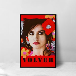 Volver Film Poster - Hochwertiger Leinwand Kunstdruck - Raumdekoration - Kunst Poster Für Geschenk