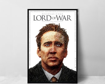 Lord of War Movie Poster High Quality Canvas Art Print Room