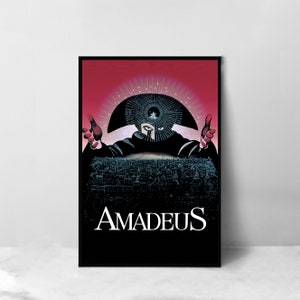Amadeus Movie Poster - Hochwertiger Leinwanddruck - Raumdekoration - Kunst Poster für Geschenk