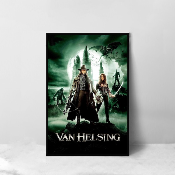 Van Helsing Movie Poster - High Quality Canvas Art Print - Room Decoration - Art Poster For Gift