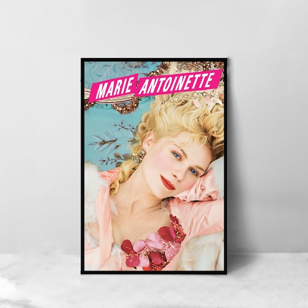 Marie Antoinette Movie Poster - High Quality Canvas Art Print - Room Decoration - Art Poster For Gift