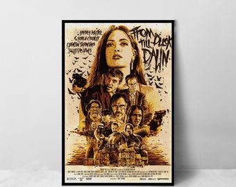 From Dusk Till Dawn Movie Poster - High Quality Canvas Art Print - Room Decoration - Art Poster For Gift