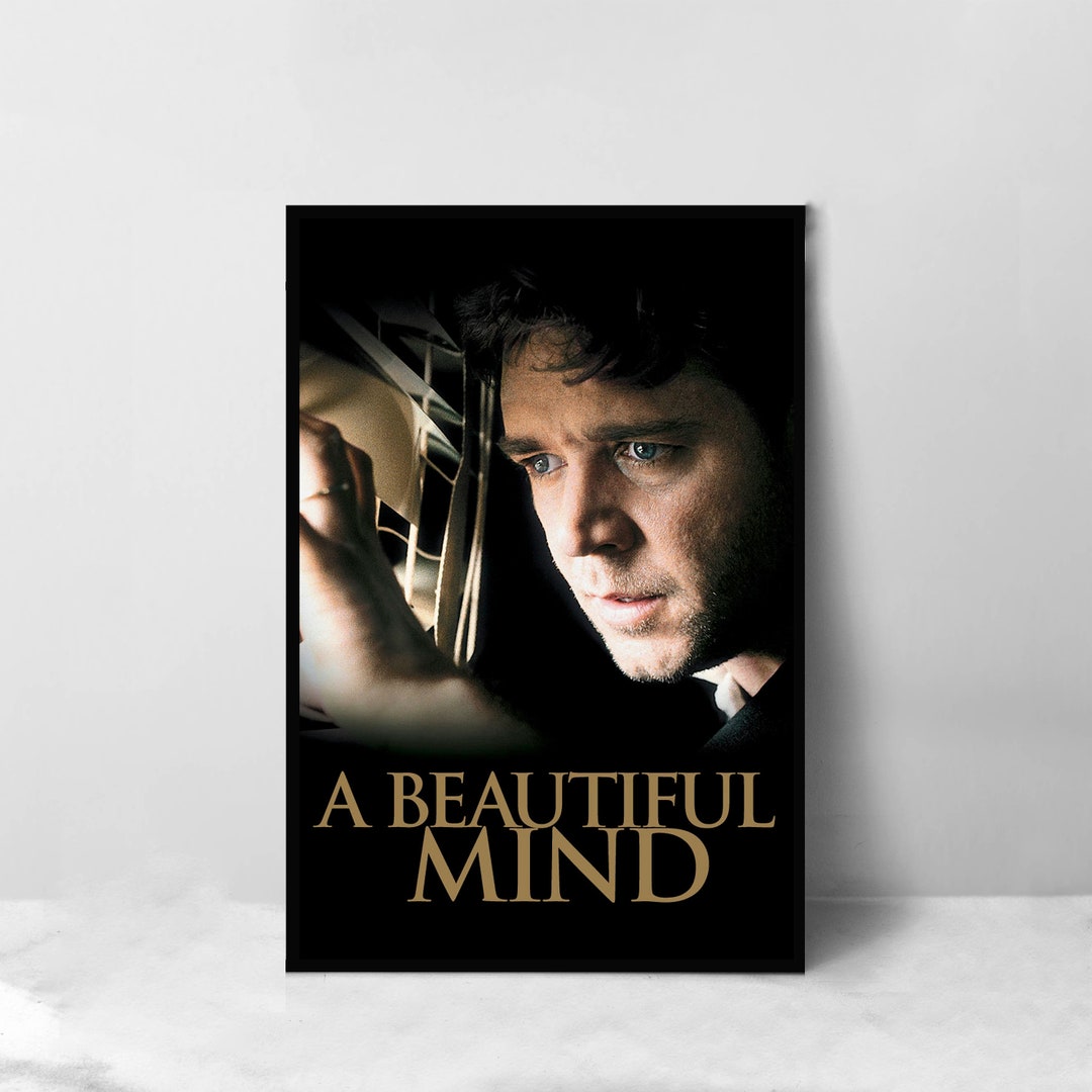 A Beautiful Mind Movie Poster High Quality Canvas Art Print Room ...