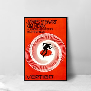 Vertigo Movie Poster - Hochwertige Leinwand Kunst Druck - Raum Dekoration - Kunst Poster Für Geschenk