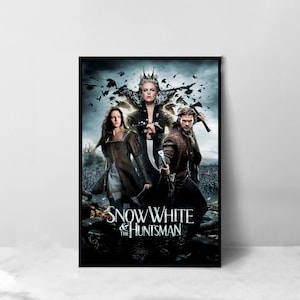 Affiche du film Blanche-Neige et le chasseur, impression d'art sur toile de haute qualité, décoration de chambre, affiche d'art pour cadeau