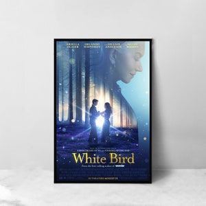 Póster de la película "El pájaro blanco" - Impresión artística en lienzo de alta calidad - Decoración de habitación - Póster artístico para regalo