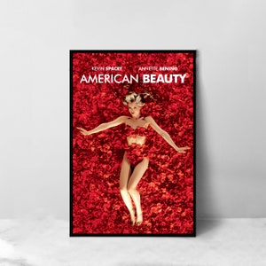 Poster del film American Beauty - Stampa artistica su tela di alta qualità - Decorazione della stanza - Poster artistico come regalo