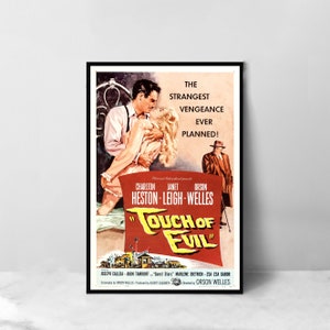 Touch of Evil Movie Poster - High Quality Canvas Art Print - Room Decoration - Art Poster For Gift