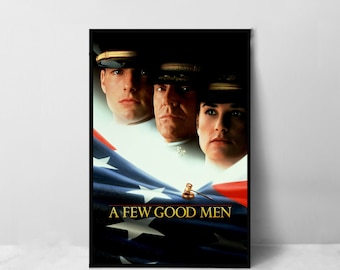 A Few Good Men Movie Poster - High Quality Canvas Art Print - Room Decoration - Art Poster For Gift