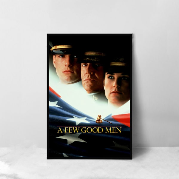A Few Good Men Movie Poster - High Quality Canvas Art Print - Room Decoration - Art Poster For Gift