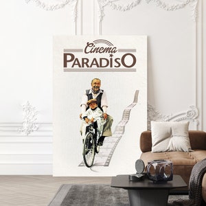 Póster de la película Cinema Paradiso Impresión de arte en lienzo de alta calidad Decoración de la habitación Póster artístico para regalo imagen 3