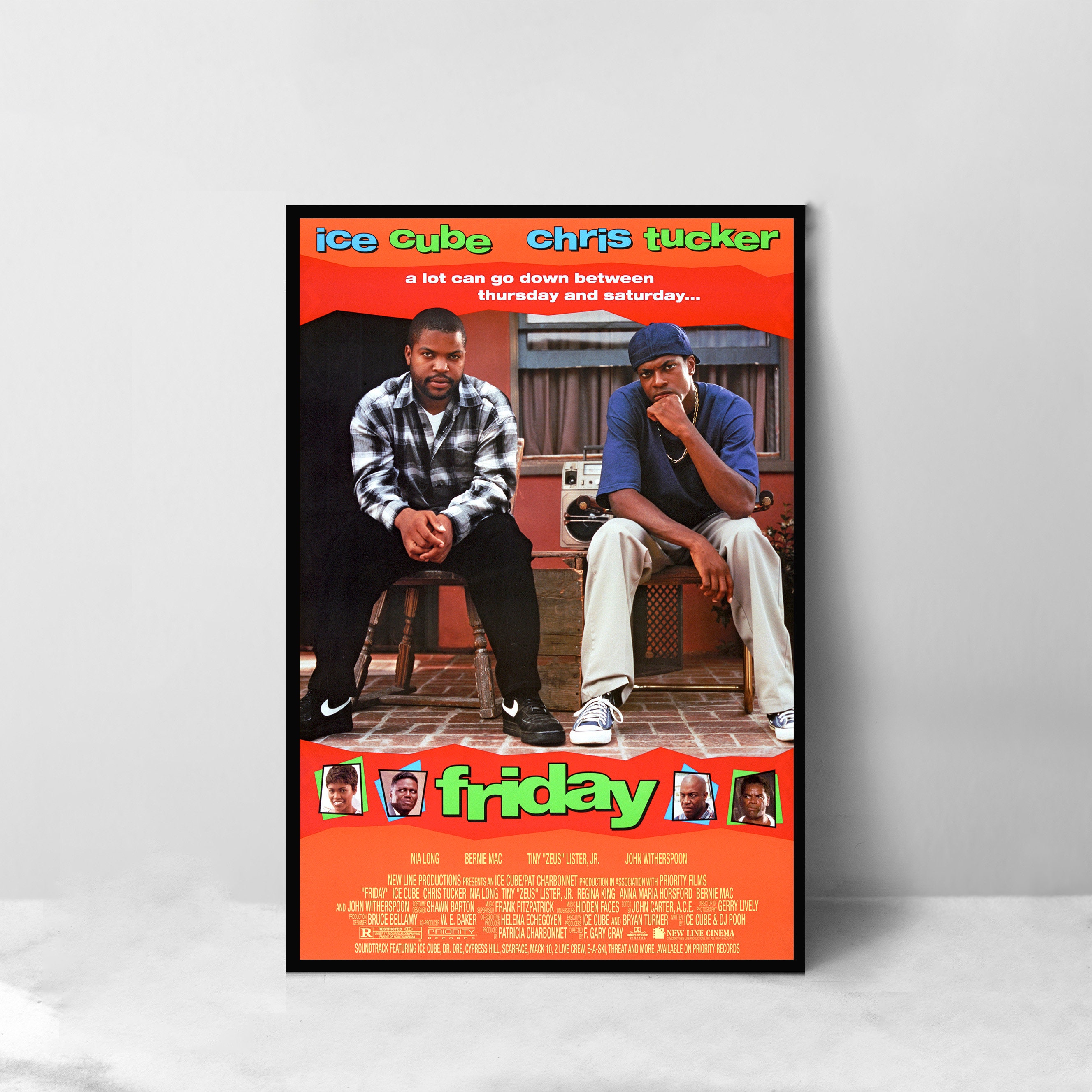 Friday Movie Poster - High Quality Canvas Art Print - Room