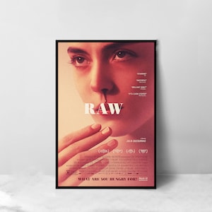 Raw Movie Poster - High Quality Canvas Art Print - Room Decoration - Art Poster For Gift