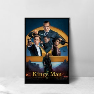 The King&#39;s Man Movie Poster - Hochwertiger Leinwand Kunstdruck - Raumdekoration - Kunst Poster Für Geschenk