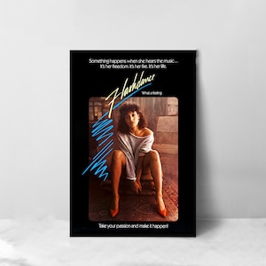 Flashdance Movie Poster - High Quality Canvas Art Print - Room Decoration - Art Poster For Gift