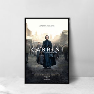 Cabrini Movie Poster - High Quality Canvas Art Print - Room Decoration - Art Poster For Gift