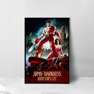 Army of Darkness Movie Poster - High Quality Canvas Art Print - Room Decoration - Art Poster For Gift
