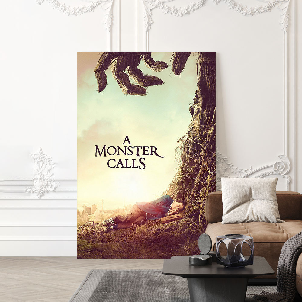 A Monster Calls Movie Poster - High Quality Canvas Art Print - Room ...