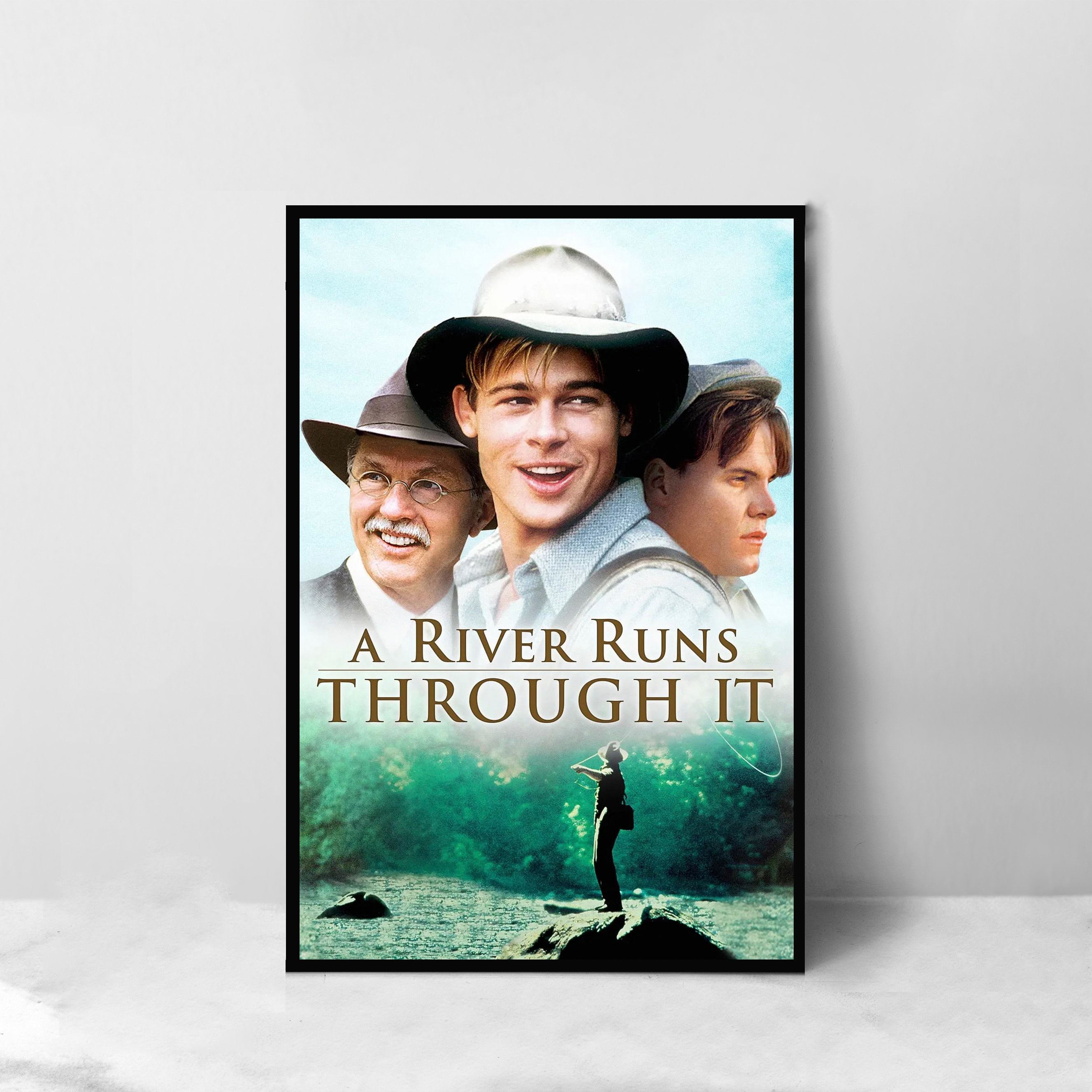 A River Runs Through It Movie Poster High Quality Canvas